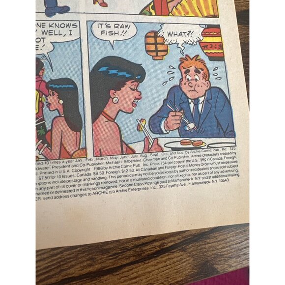 Archie Series Comic #361 October 1988 Multicolor Collectible Bagged Boarded - Picture 6 of 6